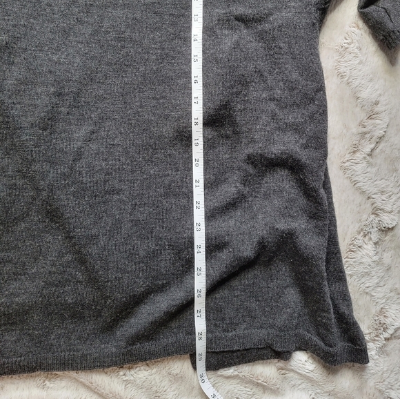 Fenn Wright Manson 100% Italian Merino Wool Charcoal Gray Cardigan Sweater Sz XL - Picture 11 of 12